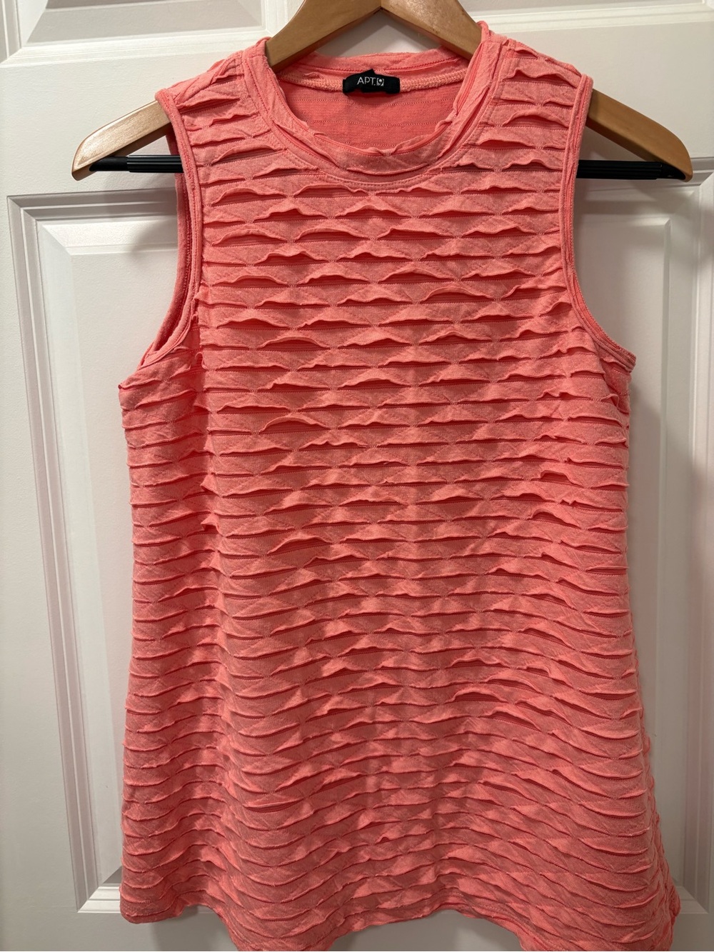 Apt. 9 Coral Textured Sleeveless Tank Top